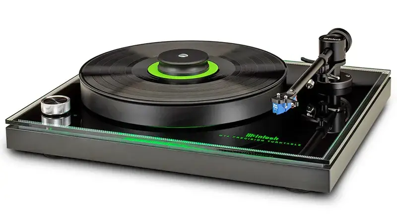 Mặt bên của Đầu đĩa than Mcintosh MT2