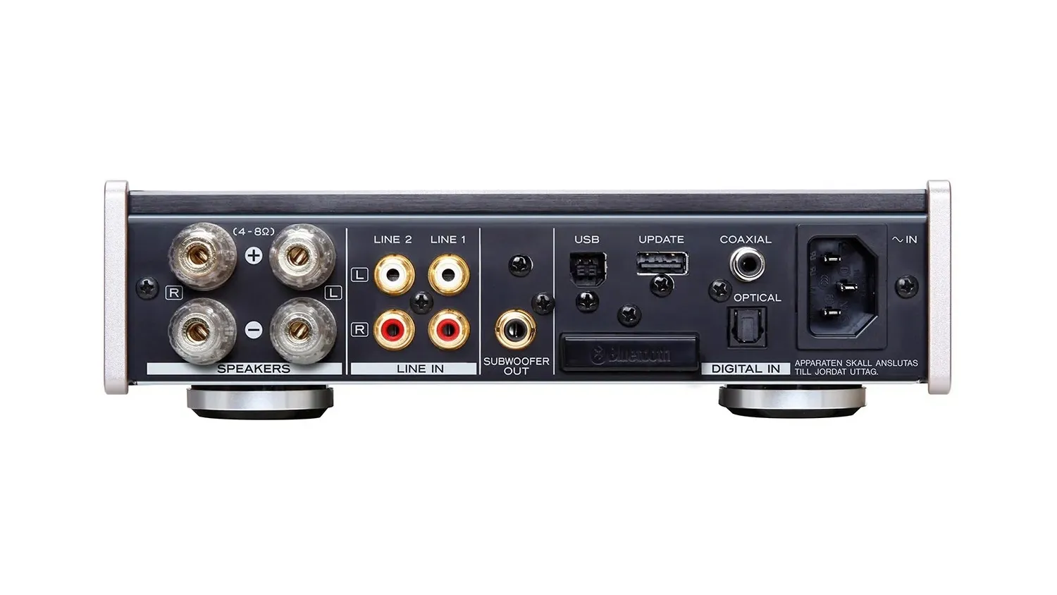 Mặt sau của AMPLY TEAC AI-301DA