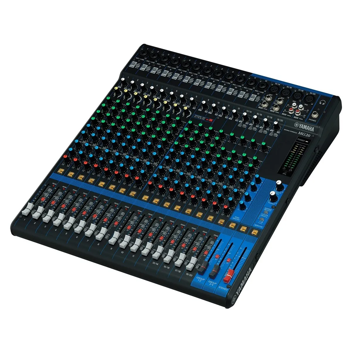 Mặt trước Bàn Mixer Yamaha MG20XU 20 Kênh
