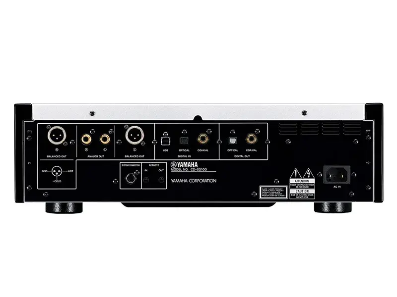 Mặt sau của Đầu Yamaha CD-S2100
