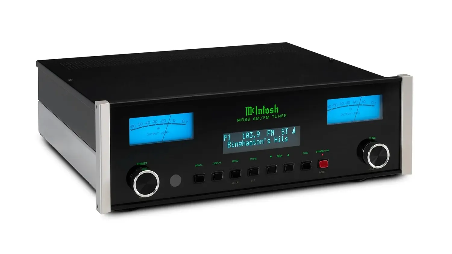 Mặt bên của Mcintosh MR 89 AM/FM Tuner