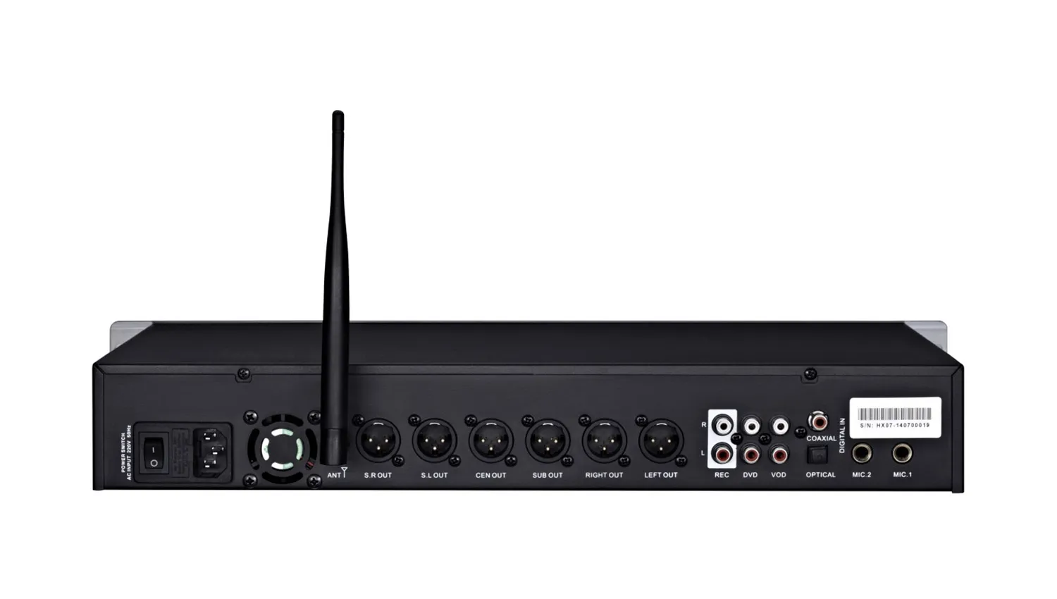Vang số AAP K9800 II Plus mặt sau