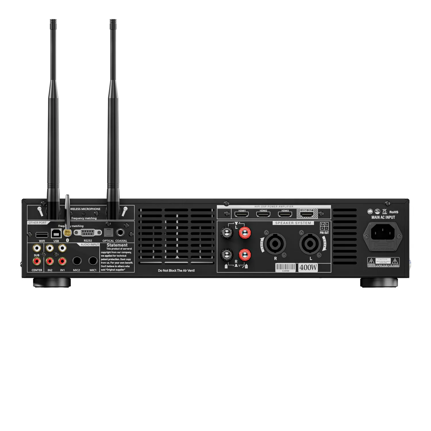 Ảnh sản phẩm Amply Số Vatasa Bla400 New 8
