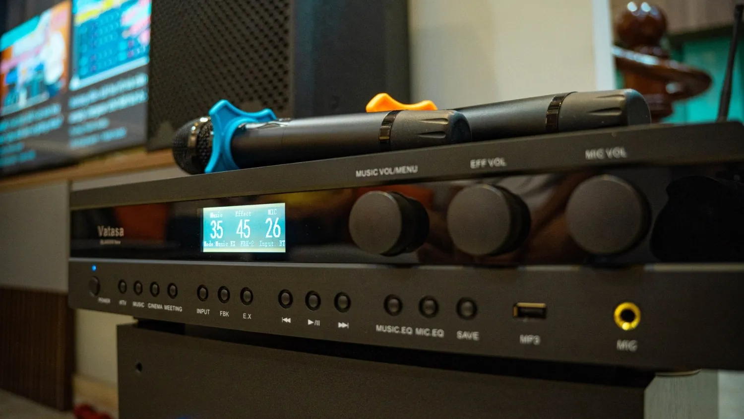 Amply Số Vatasa Bla600 New thích hợp cho dàn karaoke gia đình