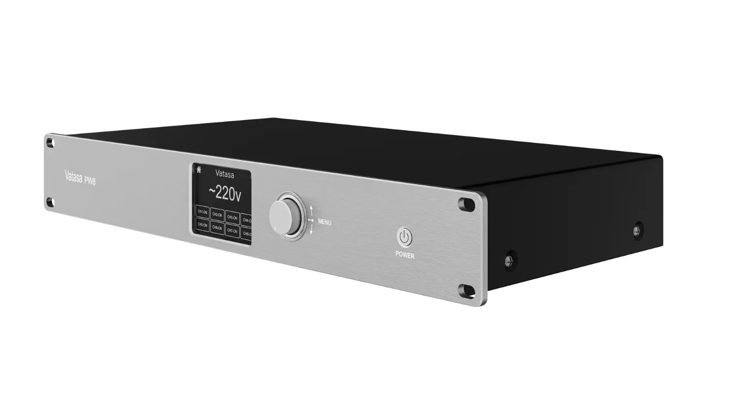 Mặt bên của Quản Lý Nguồn Vatasa PW8 màu đen