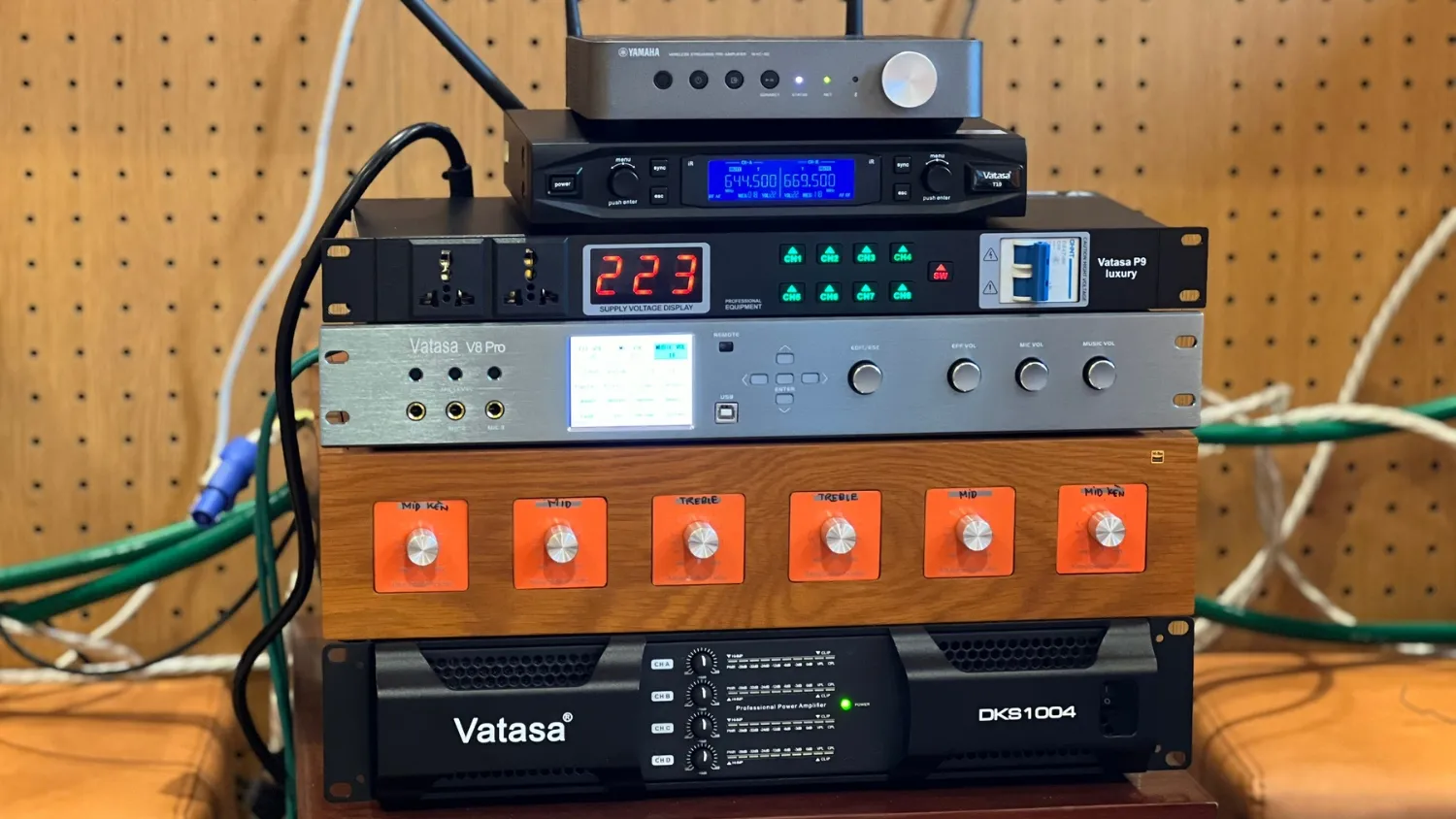 Phối ghép Vang số Vatasa V8 Pro