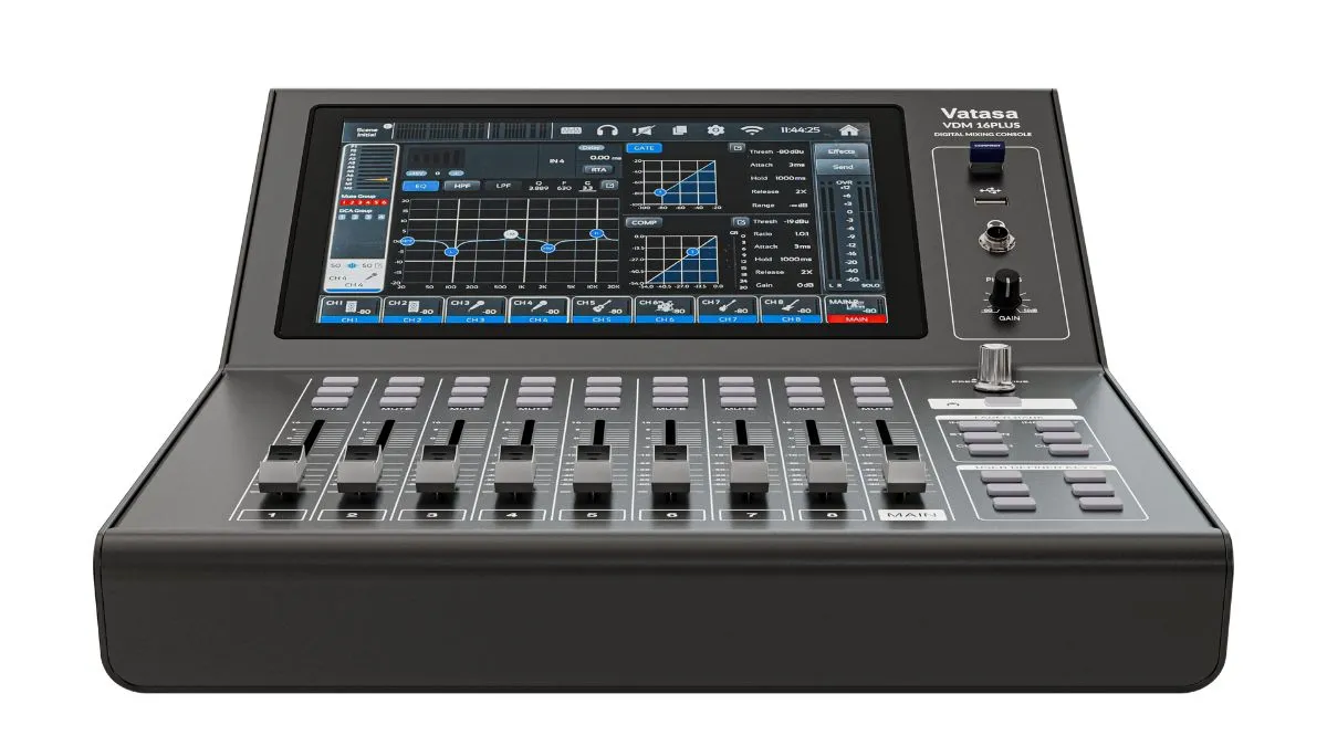 Mặt trước Mixer Vatasa VDM16 Plus phông trắng