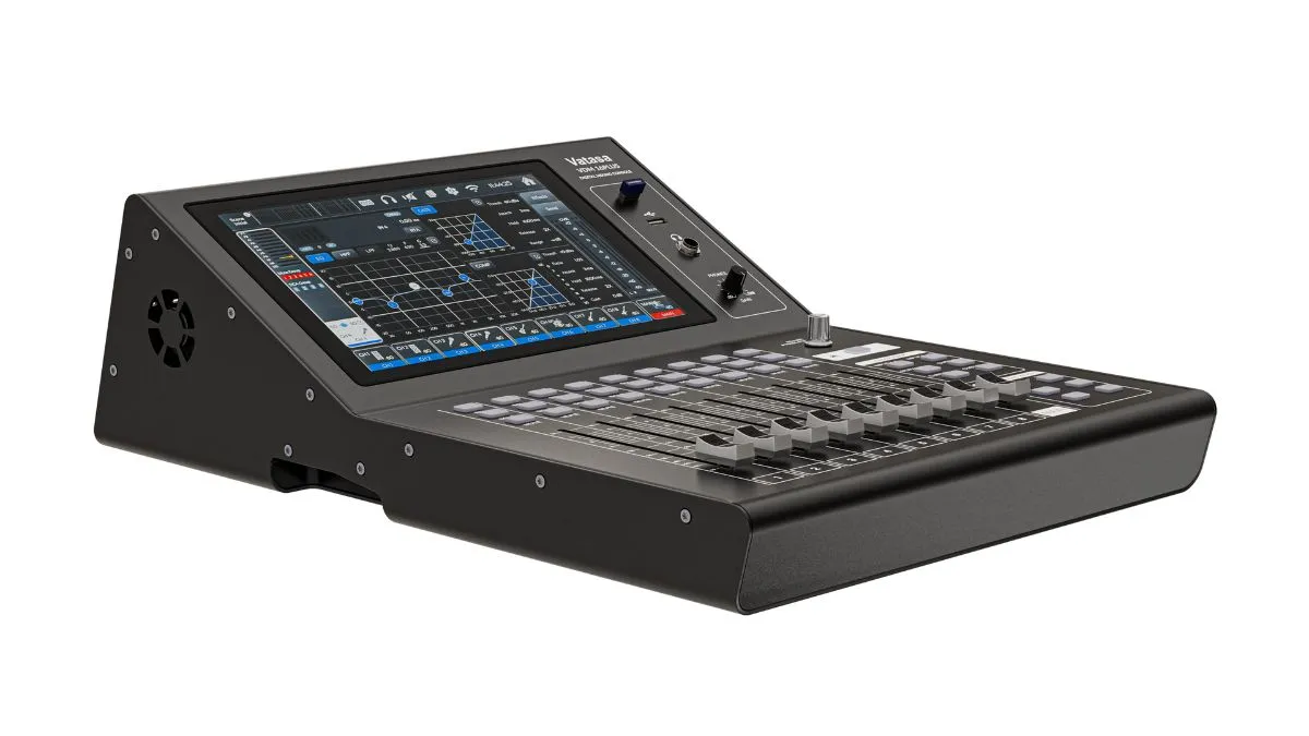 Mặt bên Mixer Vatasa VDM16 Plus phông trắng