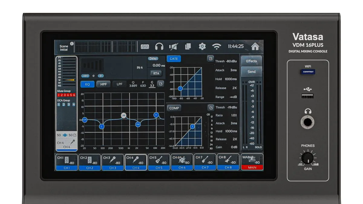 Màn hình Mixer Vatasa VDM16 Plus