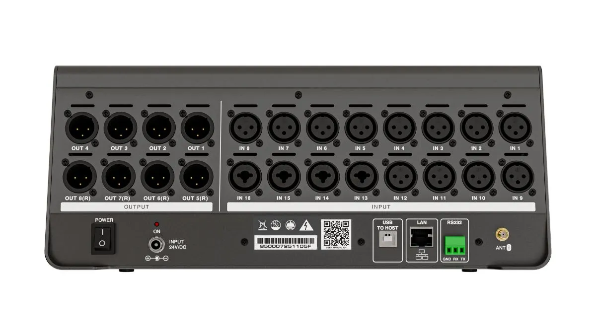 Mặt sau Mixer Vatasa VDM16 Plus