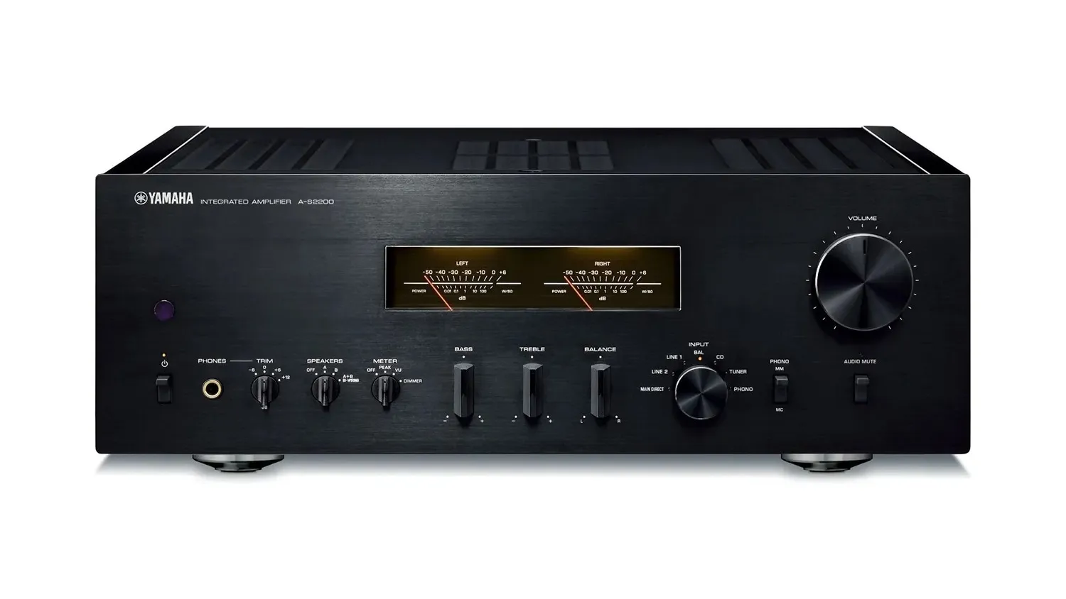 Mặt trước của Amply Yamaha A-S 2200