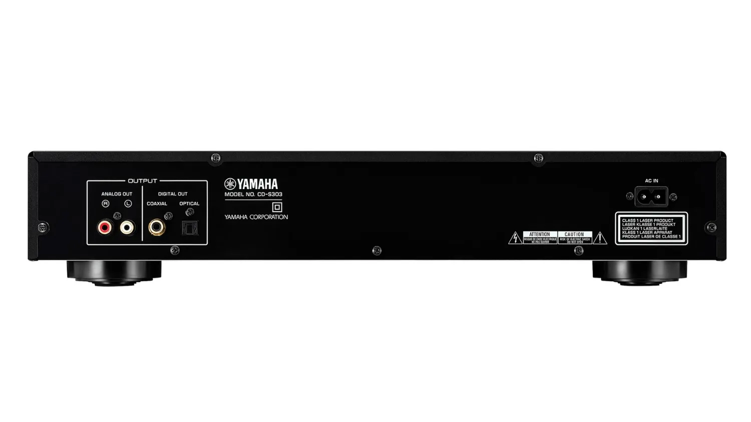 Mặt sau của Đầu CD Yamaha CD-S303