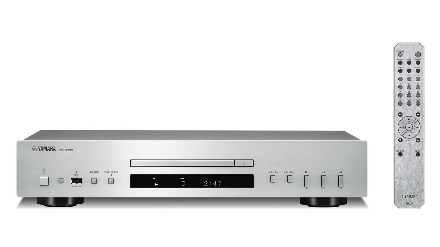 Đầu CD Yamaha CD-S303 màu trắng
