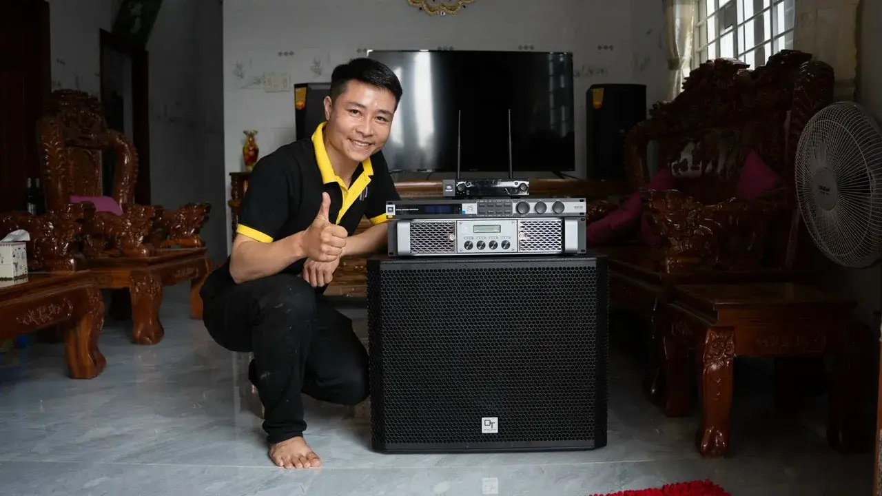 Trường Thành Audio lắp đặt Dàn Karaoke JBL TT159 1