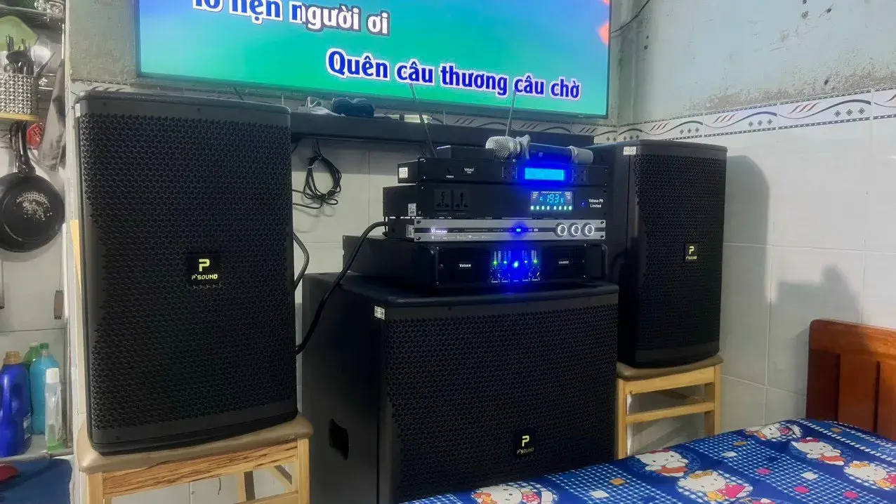 Mặt bên của Dàn Karaoke P'Sound TT281