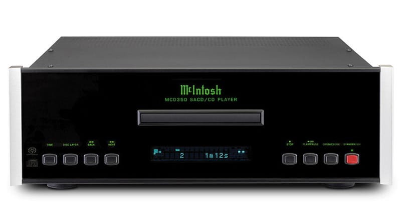 Mặt trước của Đầu SACD/CD McIntosh MCD350