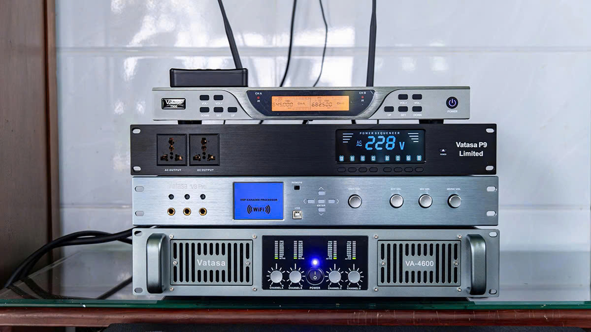 Bộ xử lý tín hiệu âm thanh của Dàn karaoke DT TT468: (DT D2000, Vatasa T900 New, Vatasa V8 Pro, Vatasa VA-4600, DT Delta115, Vatasa P9 Limited)