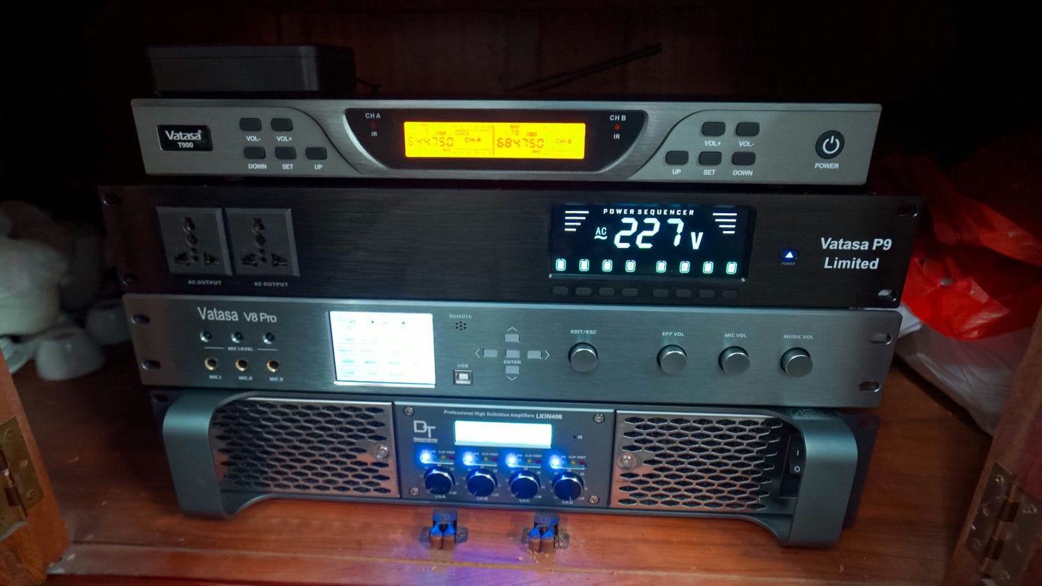 Ảnh sản phẩm Dàn karaoke DT TT293: ( DT Delta12, Vatasa T900,Vatasa V8Pro,DT Lion406,DT Delta115,Vatas p9Luxury) 10