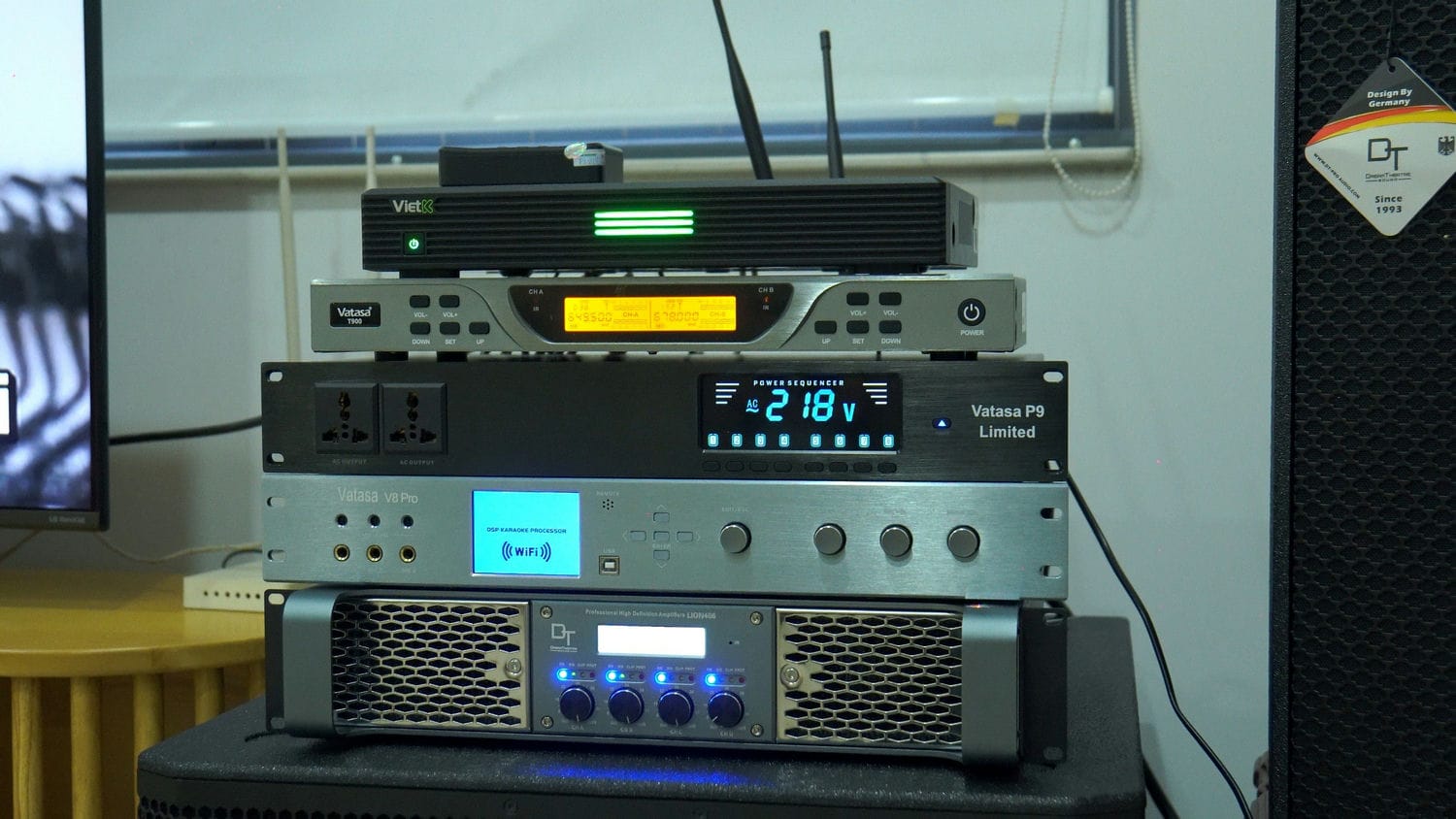 Ảnh sản phẩm Dàn karaoke DT TT295: (DT D2000, Vatasa T900 New, Vatasa V8Pro, DT Lion408, DT Delta115, Vatasa P9 Limited, VietK 4TB, VietK 22 inch) 5