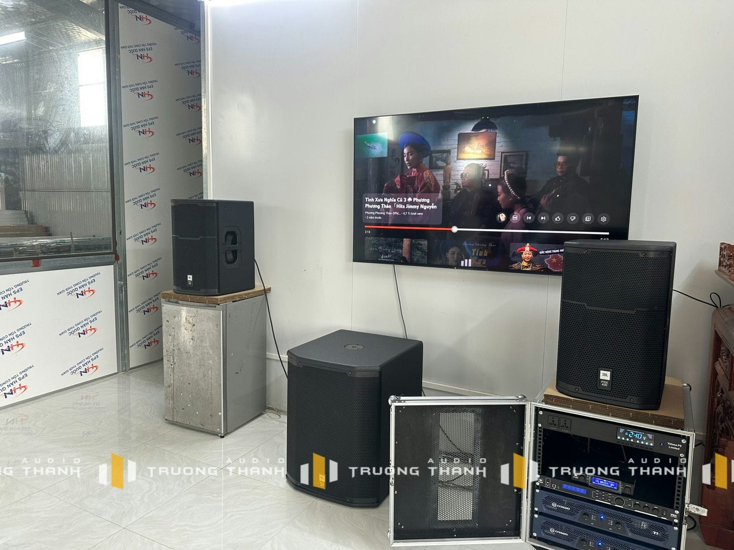 Ảnh nổi bật của sản phẩm Dàn karaoke JBL TT277: (JBL PRX 412M, JBL VM300, JBL VX8, 2 Crown T7, JBL PRX 418S, Vatasa P9 Limited) 3