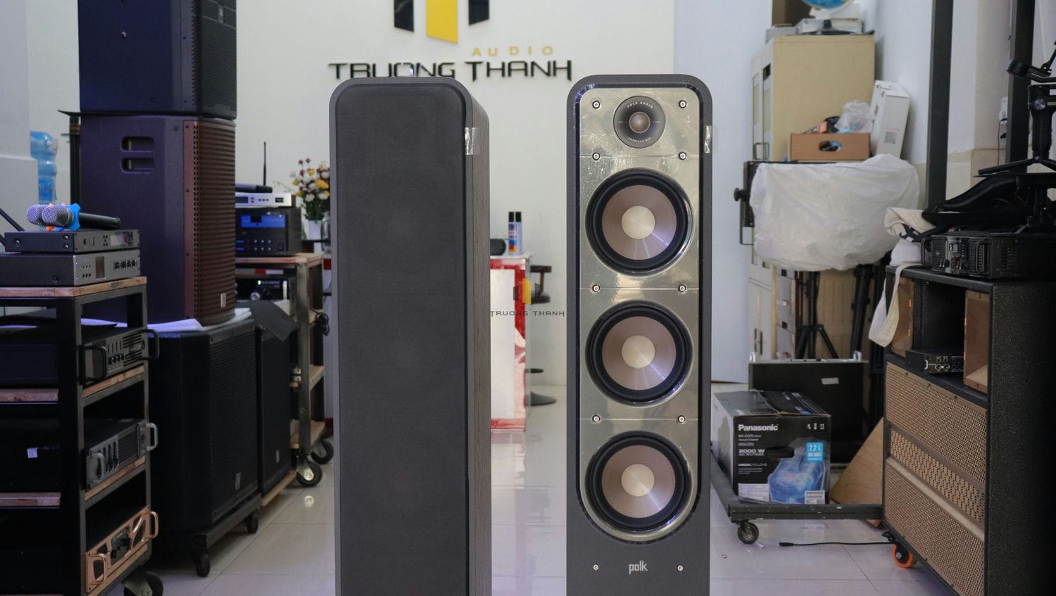 Loa Polk Audio Signature S50 cận cảnh củ loa