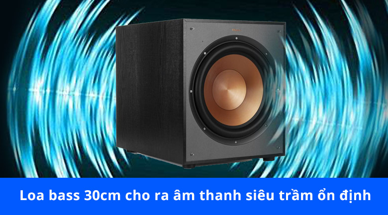 Loa Klipsch R120SW | Loa bass 30cm âm trình diễn âm trầm ổn định