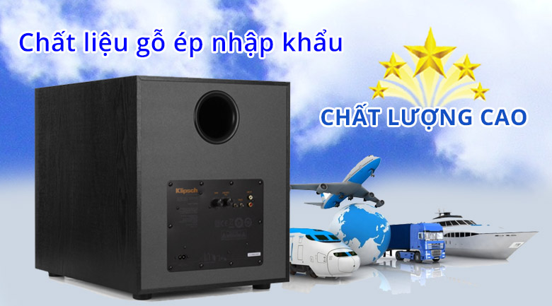 Loa Klipsch R120SW | Chất liệu thùng gỗ nhập khẩu chất lượng cao