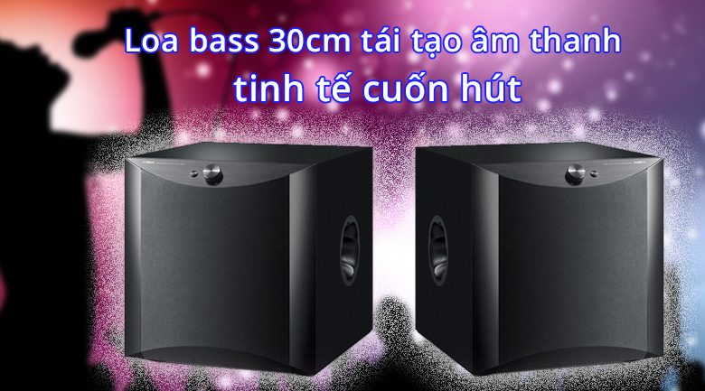 Loa Yamaha NS-SW1000 Piano Black | Loa bass 30cm tái tạo âm thanh tinh tế cuốn hút