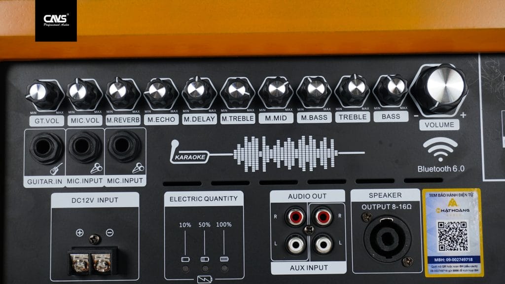 Ảnh nổi bật của sản phẩm Loa kéo CAVS PA215 2 Bass 40 9