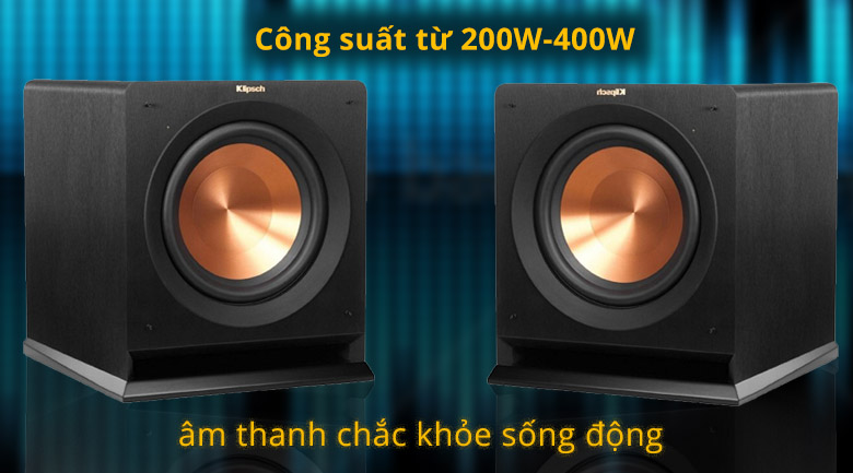 Loa sub điện Klipsch R110SW | Công suất cao cho âm thanh sống động