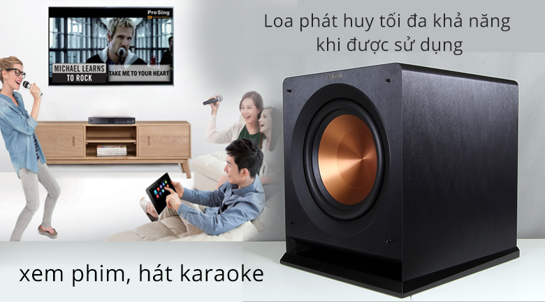 Loa sub điện Klipsch R110SW | Phát huy tối đa trình diễn