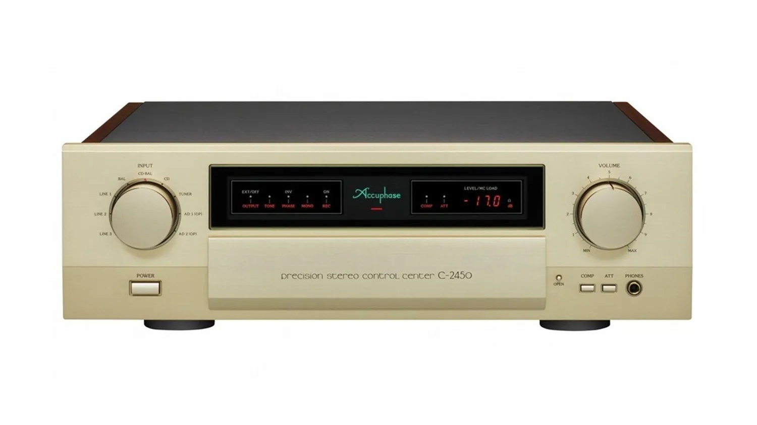 Mặt trước của PRE AMPLY ACCUPHASE C-2450