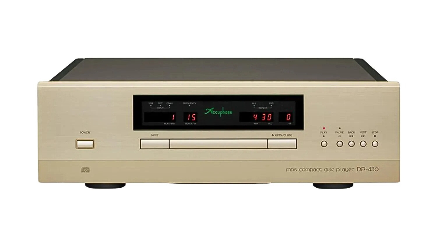 Mặt trước của Đầu CD Accuphase DP430
