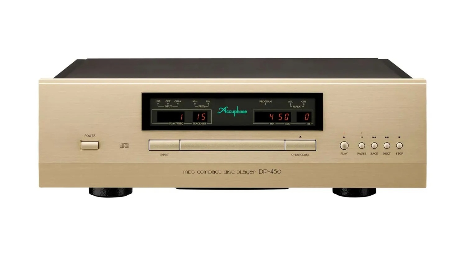 Mặt trước của Đầu CD Accuphase DP450