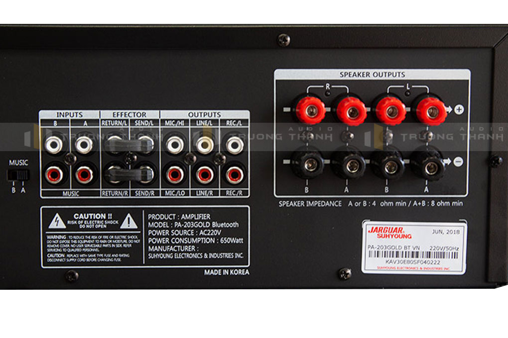 Amply Jarguar KMS-203 Gold Classic 09
