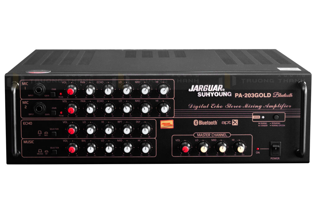 Amply Jarguar Suhyoung PA-203 Gold Bluetooth ảnh 2