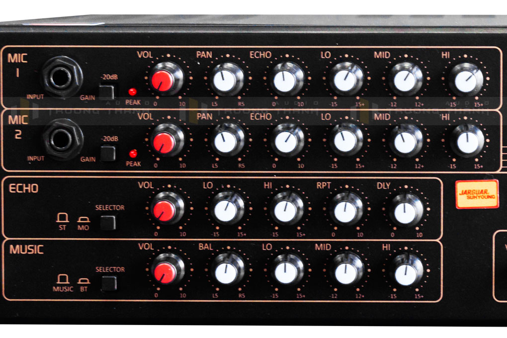 Amply Jarguar Suhyoung PA-203 Gold Bluetooth ảnh 6