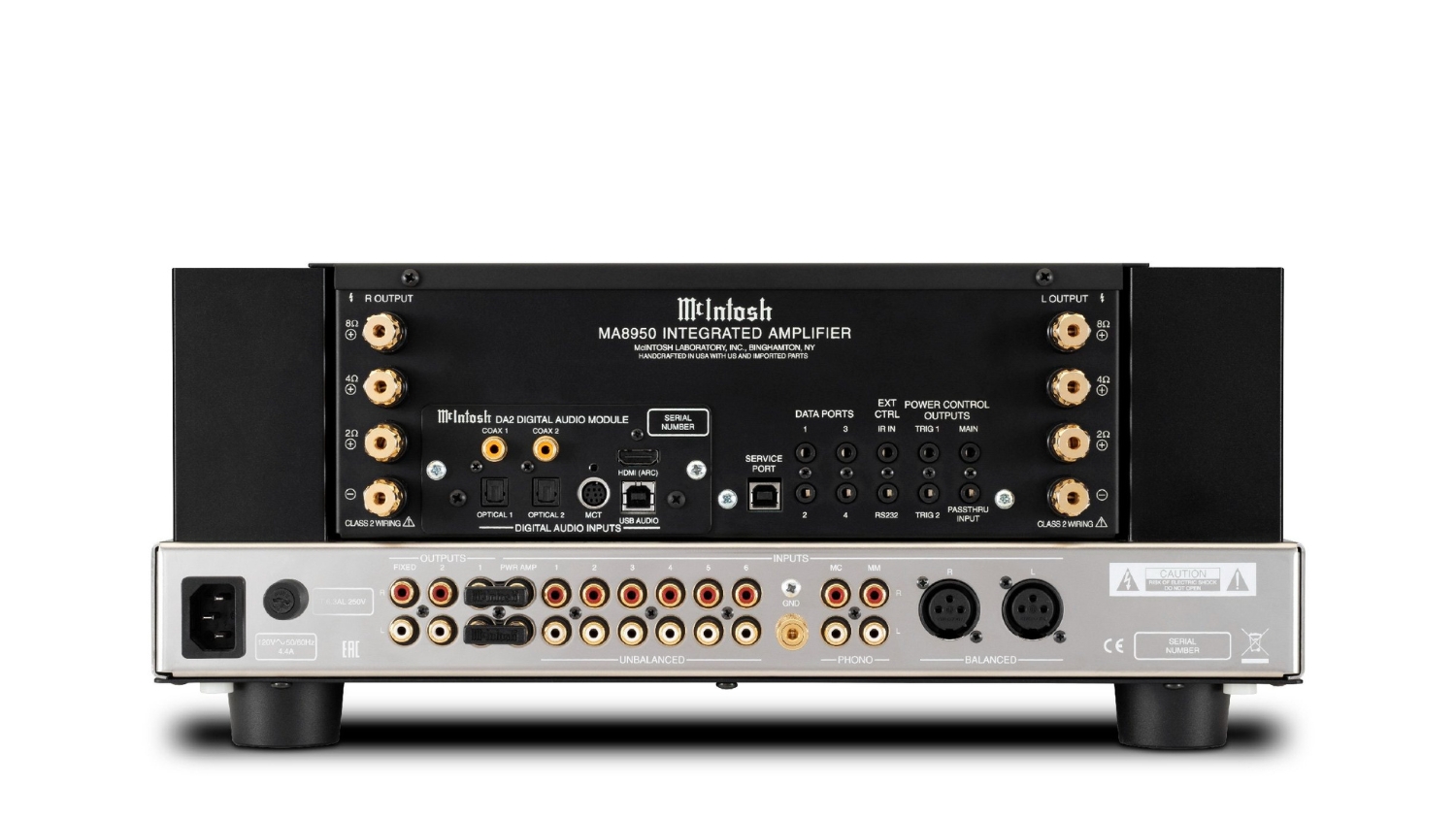 Mặt sau của AMPLY MCINTOSH MA8950