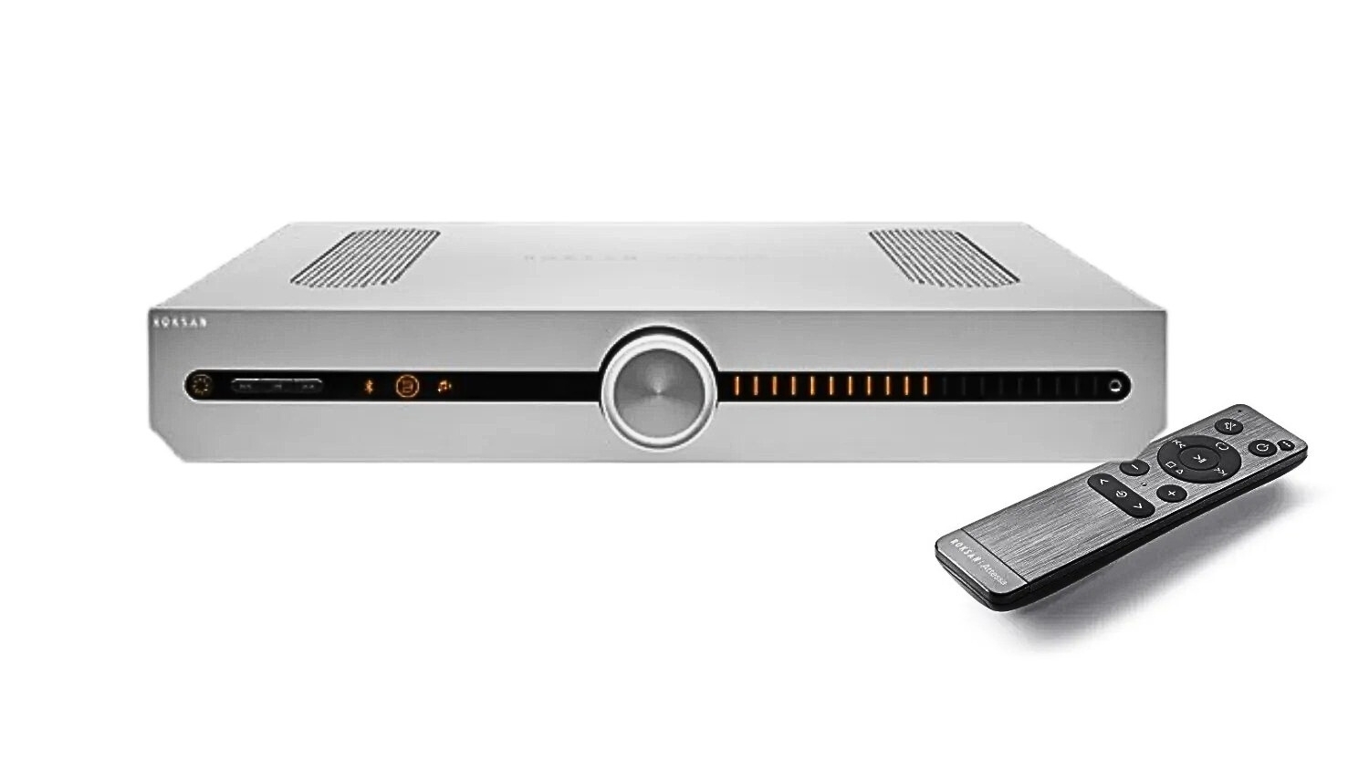 Mặt trước của AMPLY ROKSAN ATTESSA kèm remote