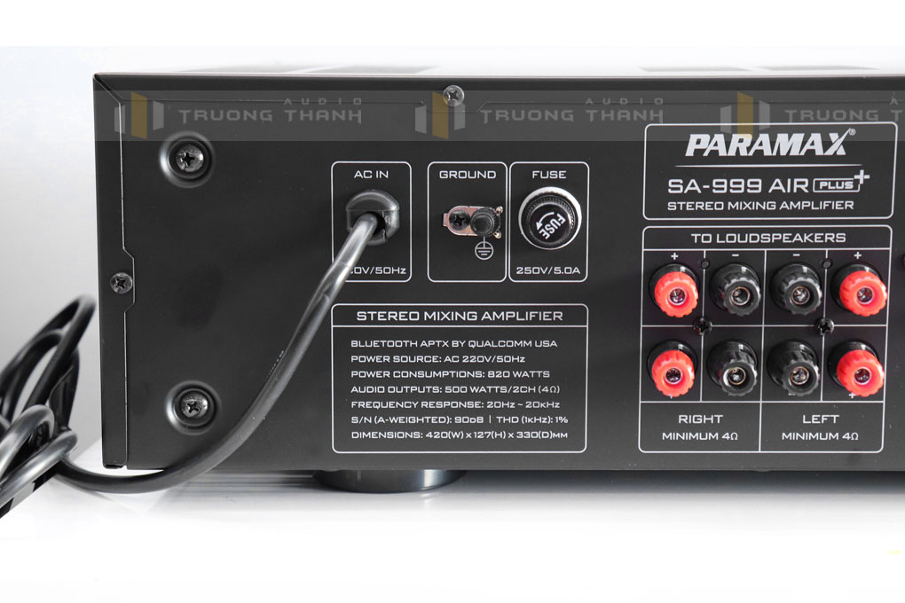Ảnh sản phẩm Amply Paramax SA-999 AIR Plus (250Wx2CH) 9