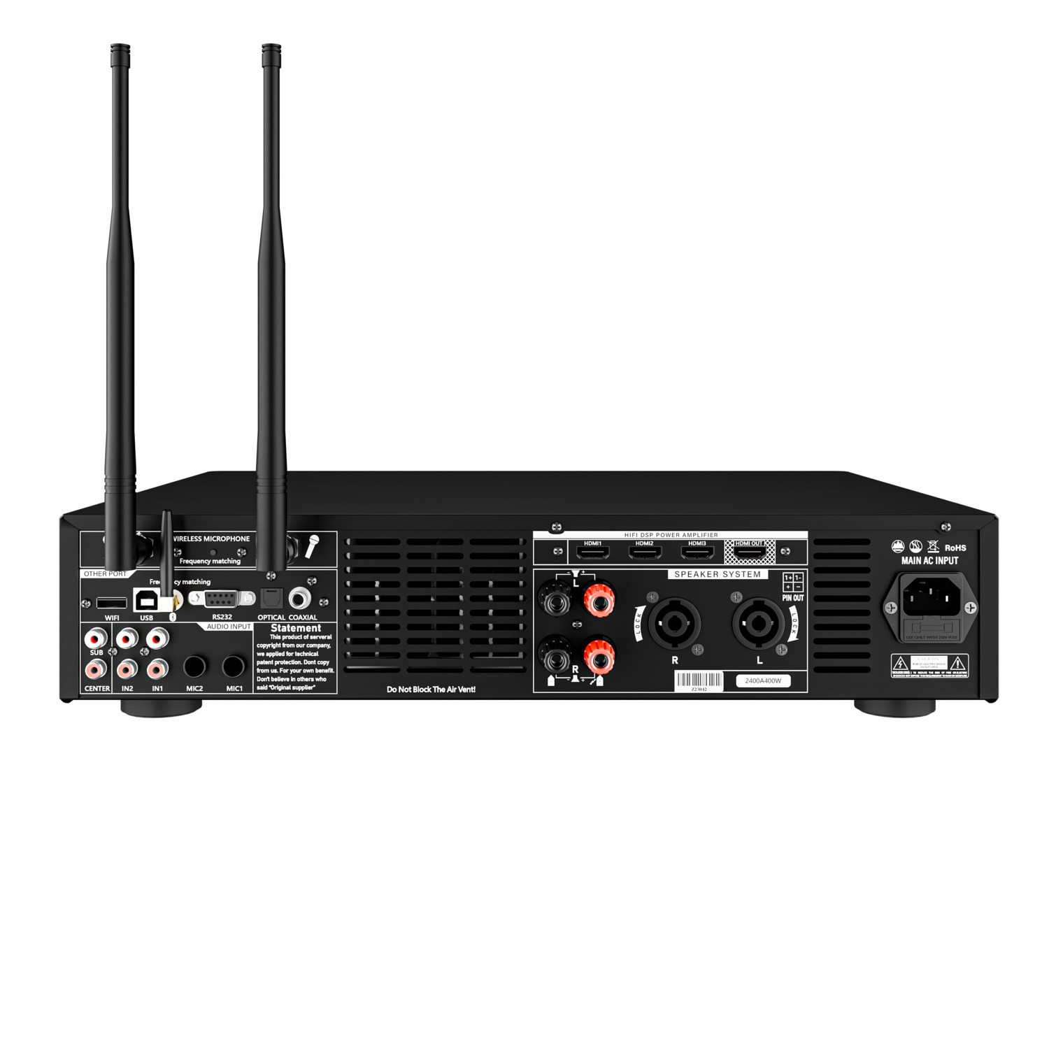Ảnh sản phẩm Amply Số Vatasa HC400 9