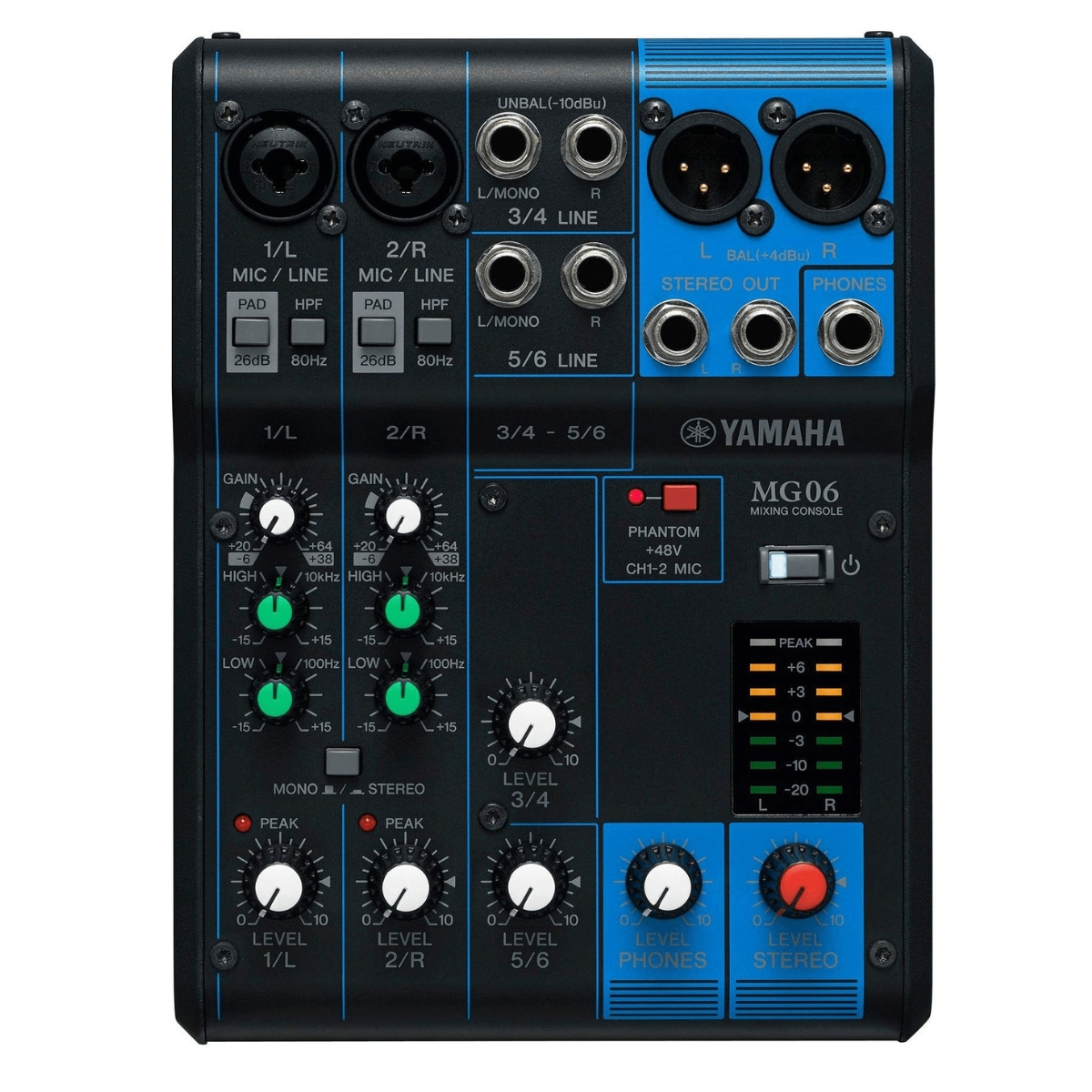 Ảnh sản phẩm Bàn Mixer Yamaha MG06X 6 kênh 1