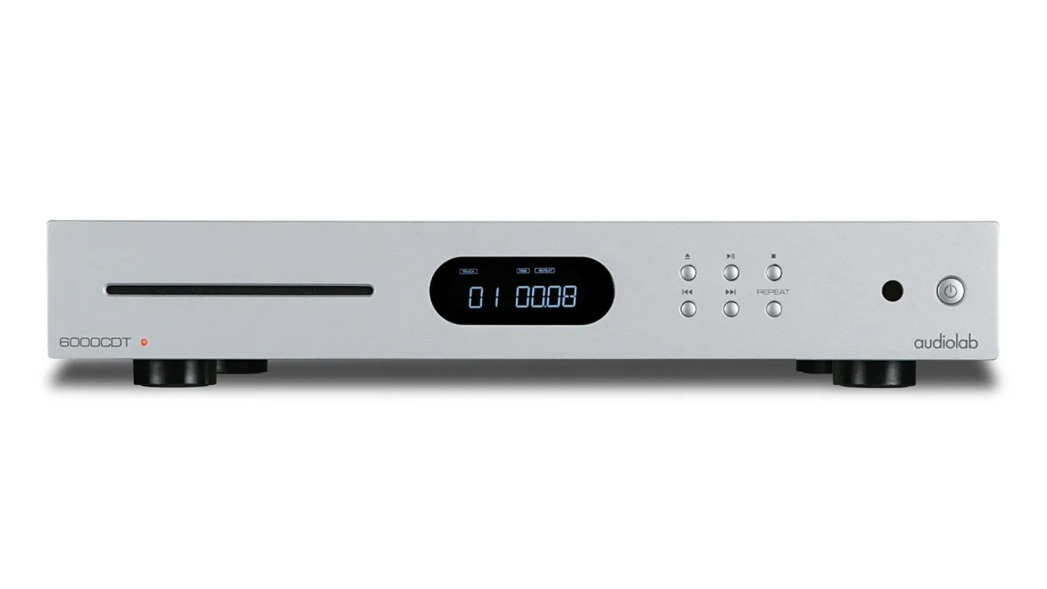 Mặt trước của Đầu CD Audiolab 6000CDT màu trắng