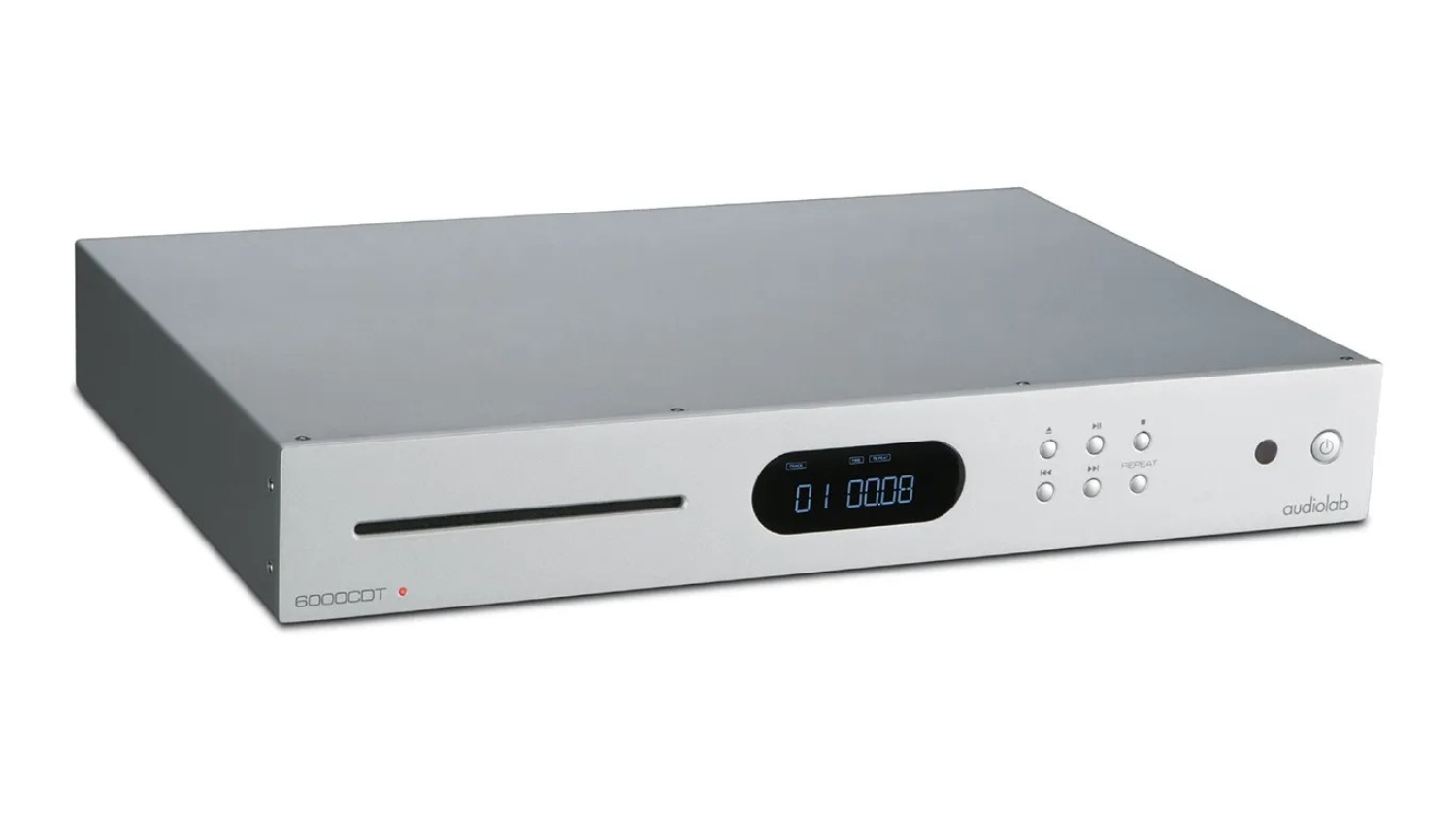 Mặt bên trái của Đầu CD Audiolab 6000CDT màu trắng