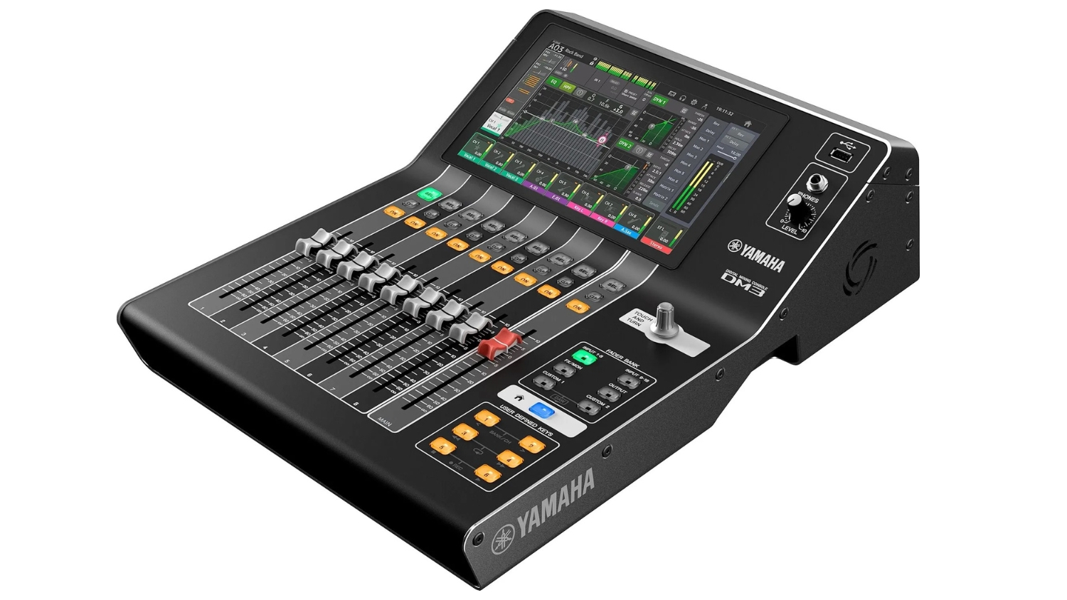 Mặt nghiêng bên phải của Bàn mixer Yamaha DM3S
