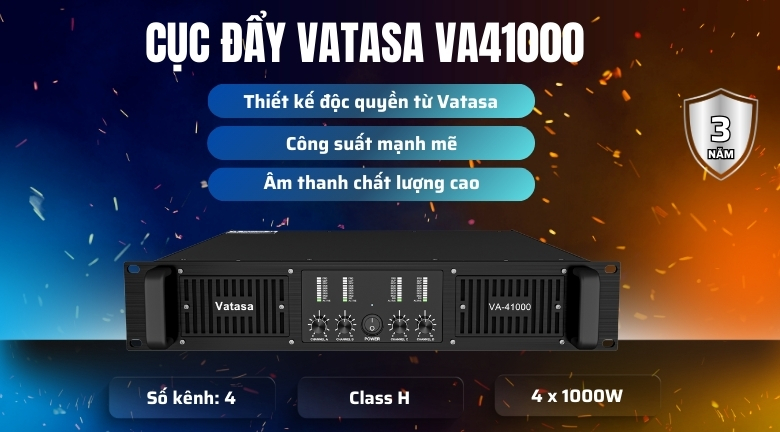 Ảnh nổi bật của sản phẩm Cục Đẩy Công Suất 4 Kênh Vatasa Va-41000 1