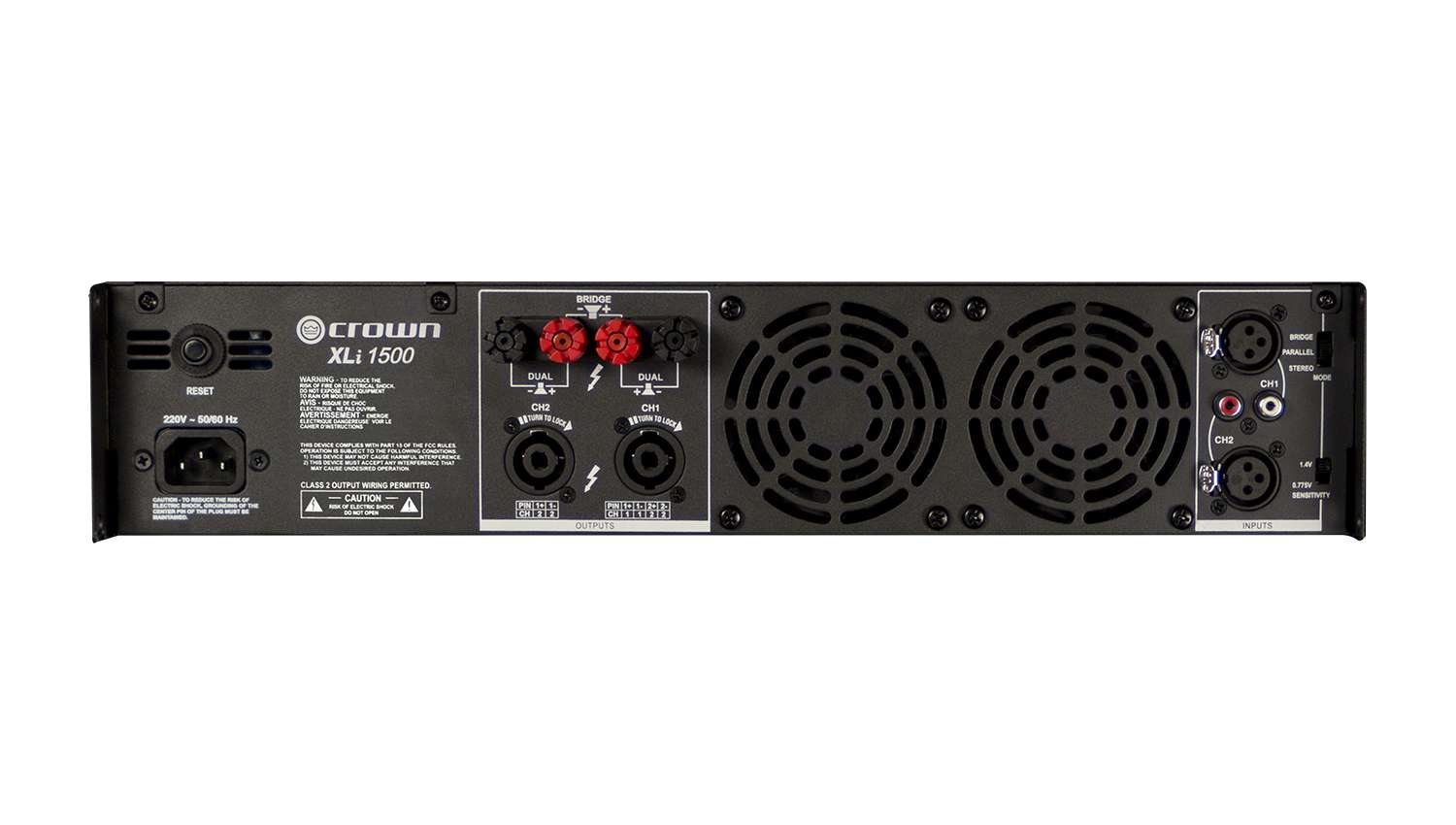 Ảnh sản phẩm Cục đẩy công suất Crown XLi 1500 (Harman Mỹ) 4