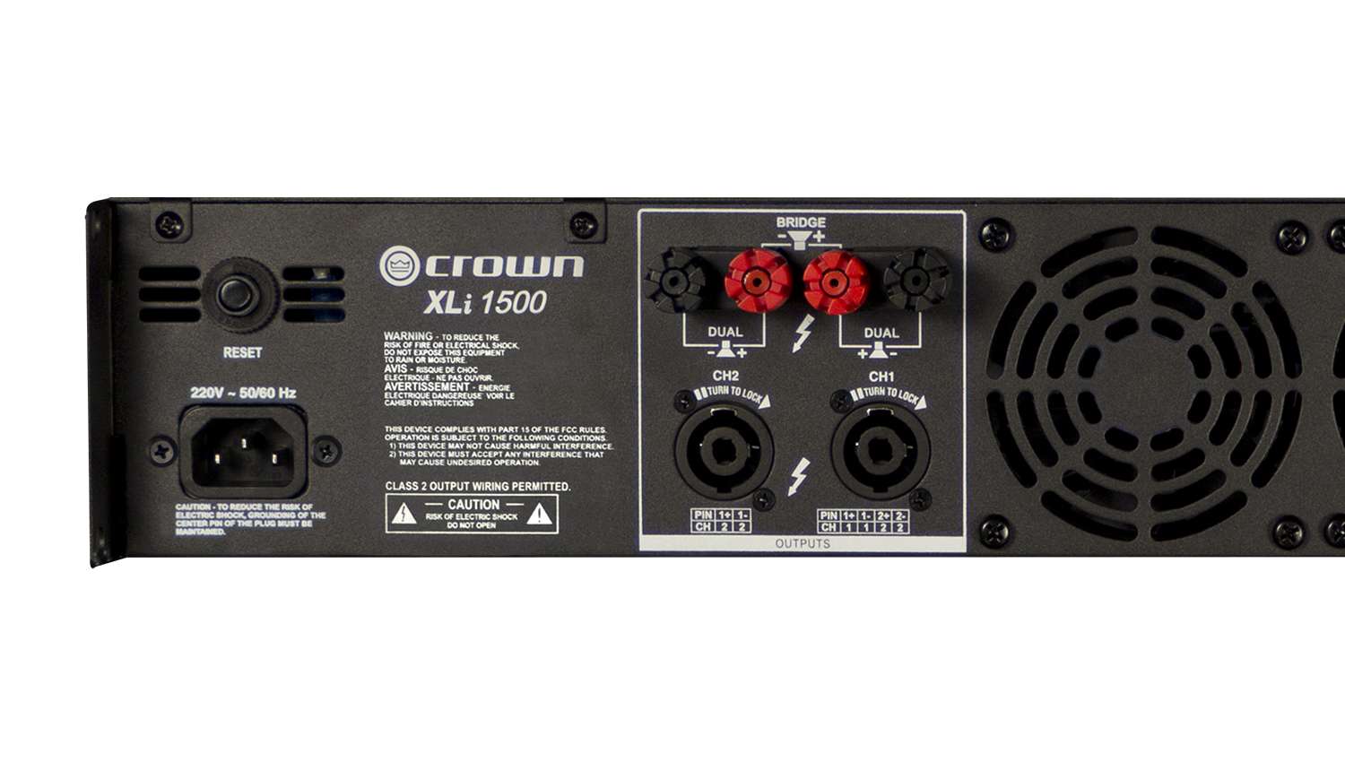 Ảnh sản phẩm Cục đẩy công suất Crown XLi 1500 (Harman Mỹ) 5