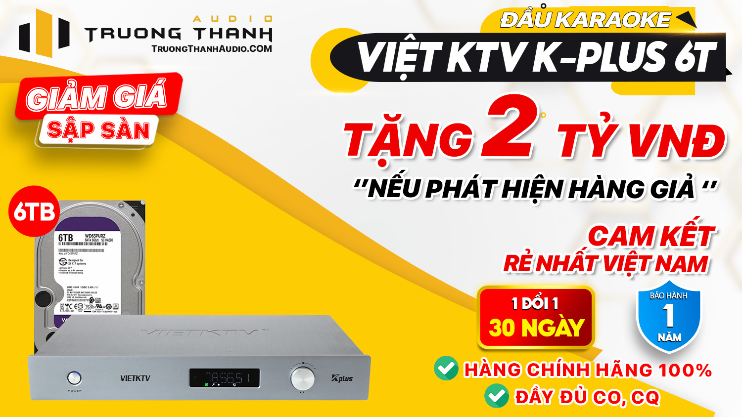 Ảnh nổi bật của sản phẩm Đầu Việt KTV K-Plus 6T 1