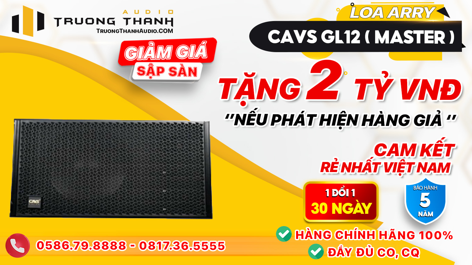 Ảnh nổi bật của sản phẩm Loa Line Array CAVS GL12 1